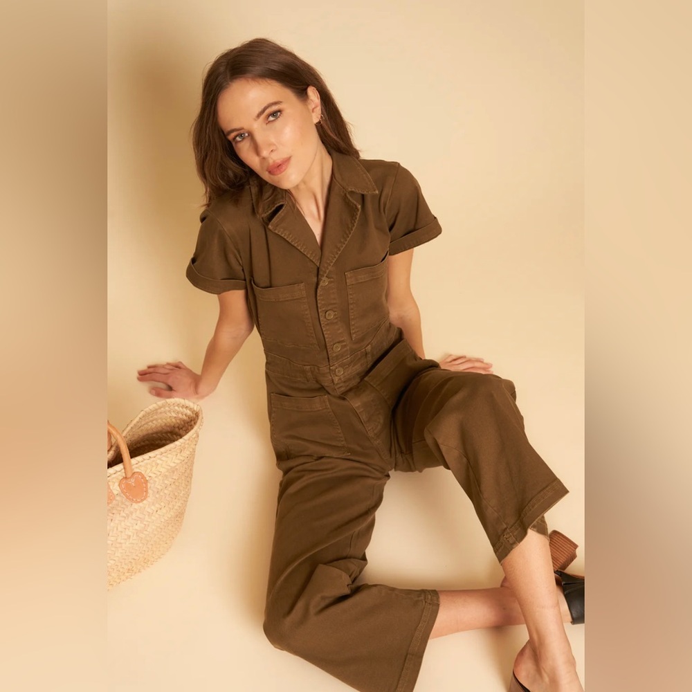 Whimsy + Row Logan Jumpsuit - Hunter Small